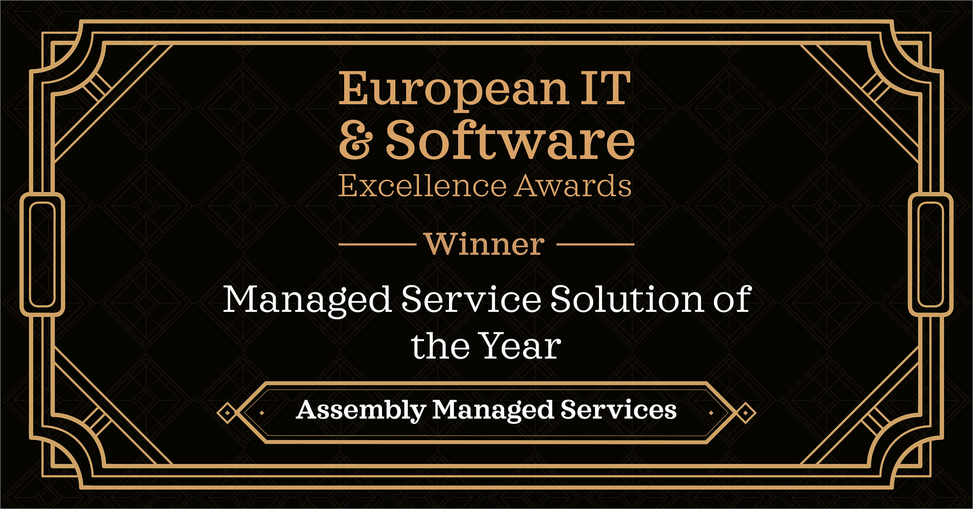 Managed service solution of the year.