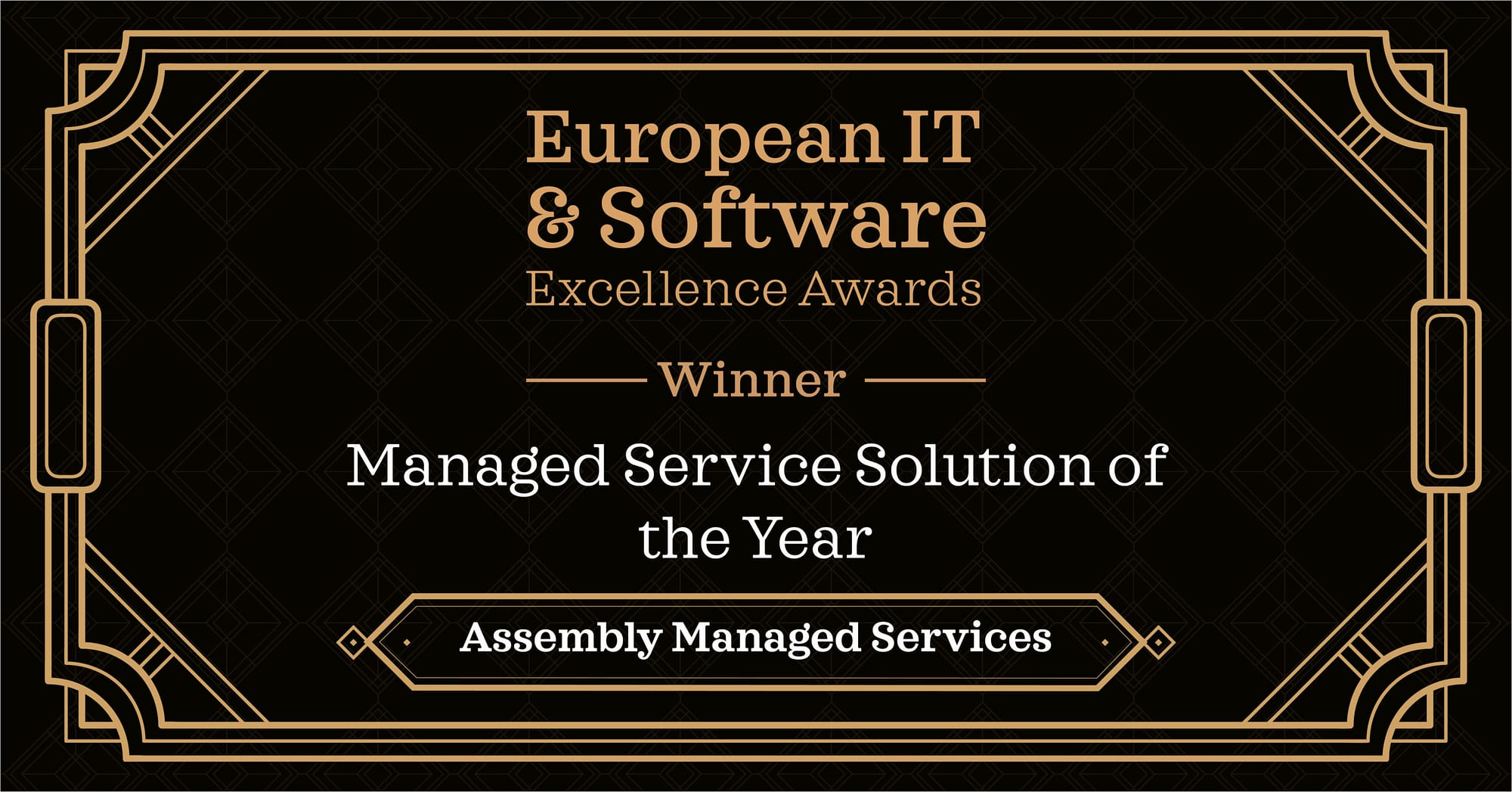 managed service solution of the year